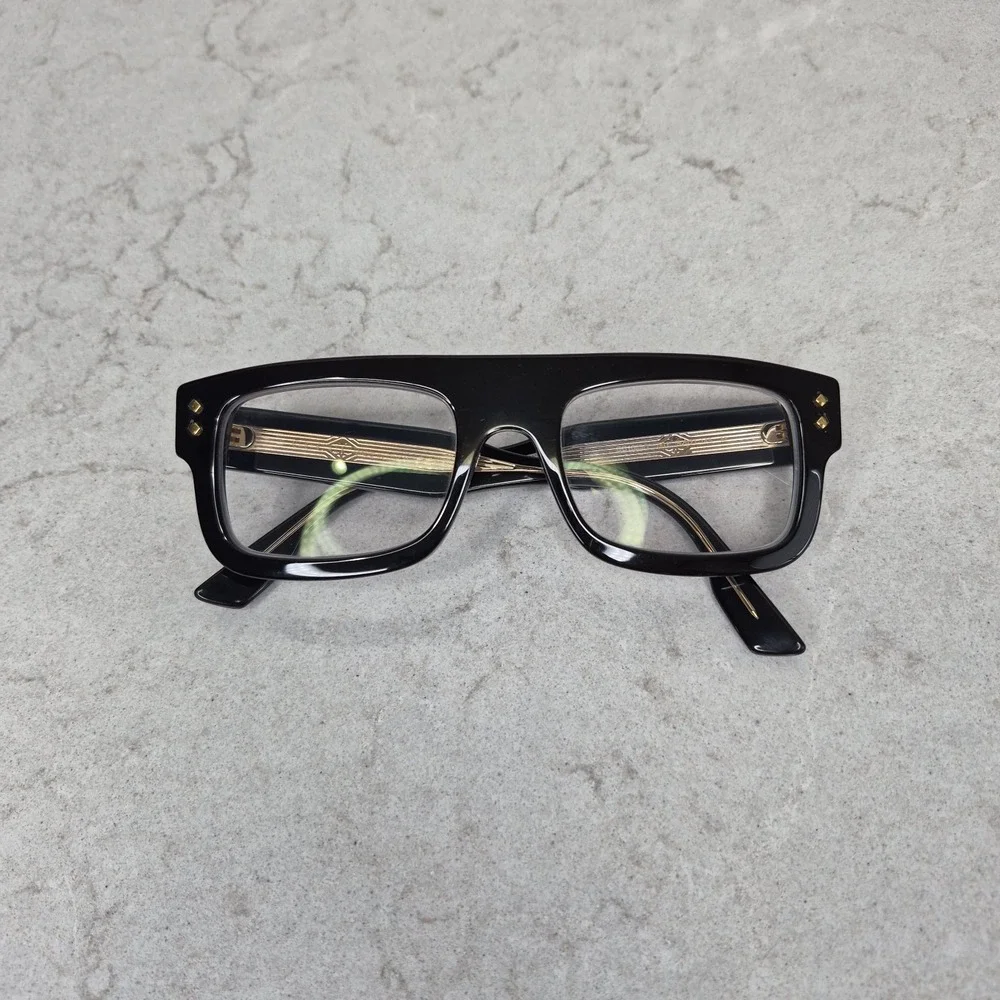 Gucci GG1085O Square Full Rim Black Plastic Eyeglass Frames 52-21-145 - Picture 2 of 11